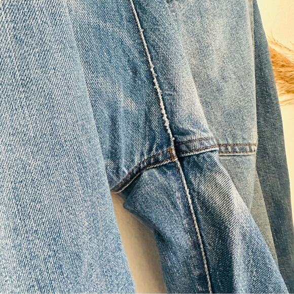 MADEWELL Perfect Vintage Jean Distressed Blue Wash Denim Jeans Straight Leg 28 - Picture 8 of 9